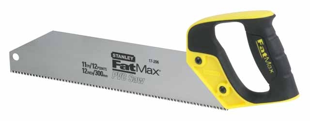 Serra manual Stanley 2-17-206 FATMAX para PVC, 300 mm - 11 dentes por polegada