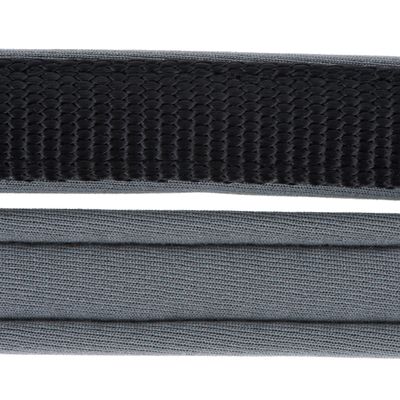 HUNTER Neopren Führleine schwarz/grau