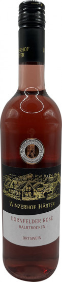 2022 Dornfelder Rosè halbtrocken - Winzerhof Härter