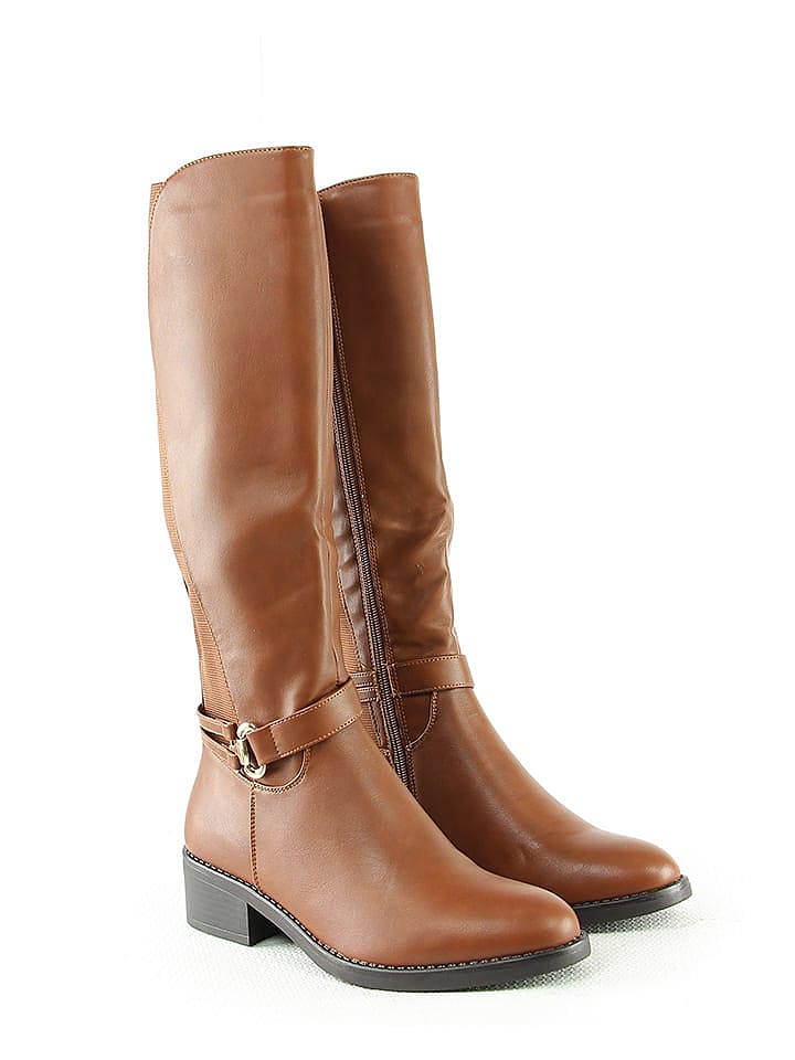 C'M Stiefel in Camel günstig kaufen 36