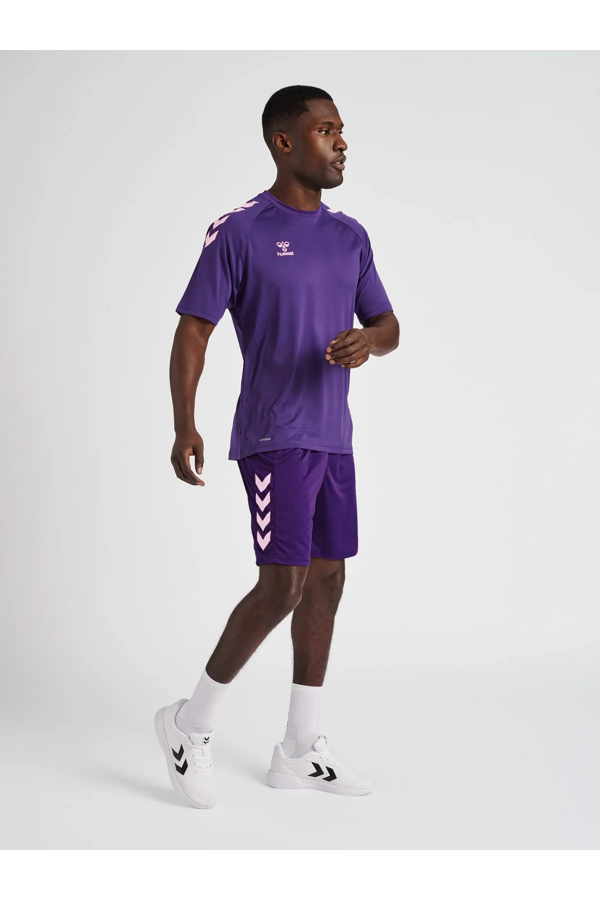 hummel  Kurze Sporthose - Lila - Mittlerer Bund