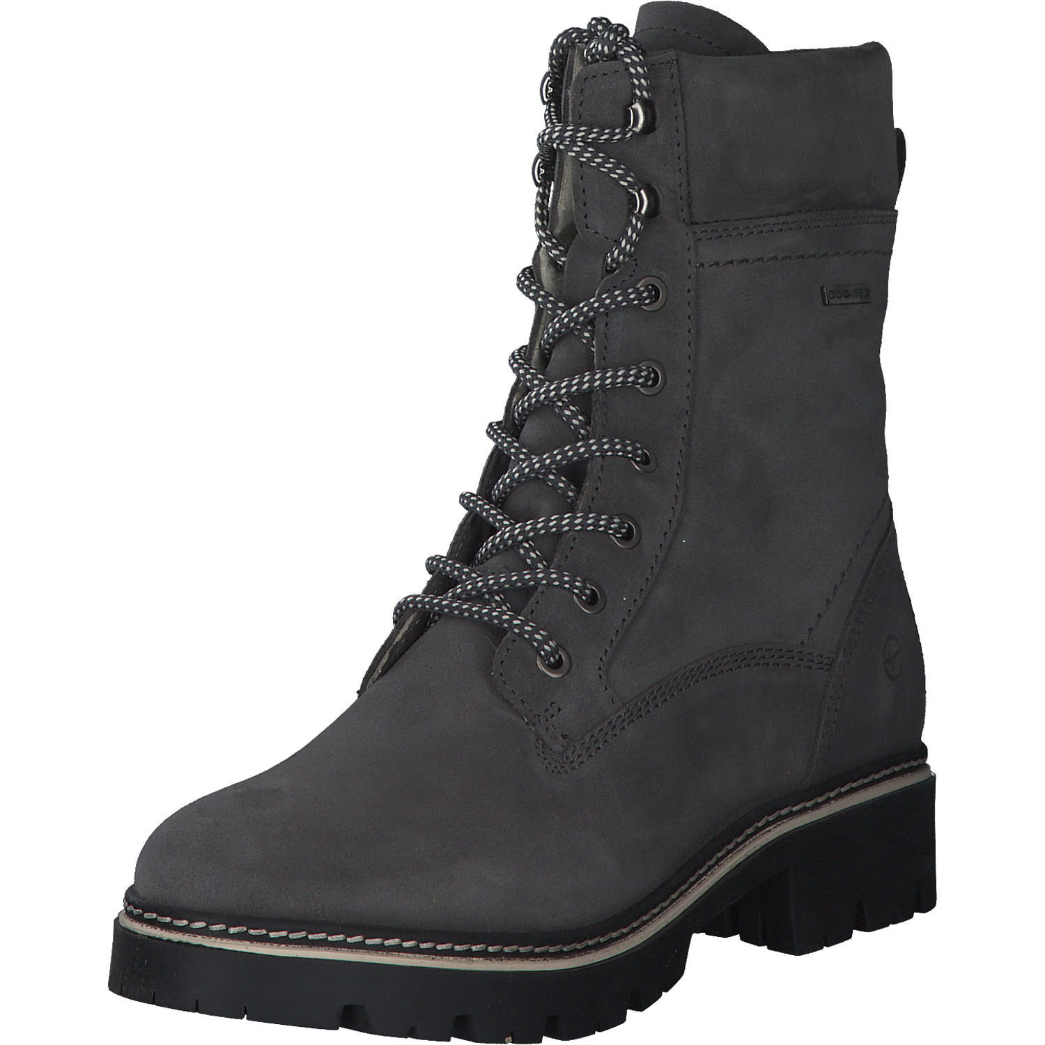 Tamaris 26859, Schnürstiefeletten, Damen, anthracite