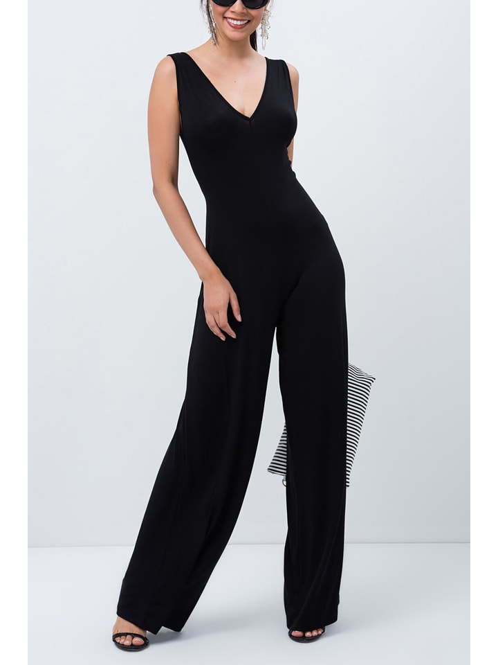 Milan Kiss Jumpsuit in Schwarz günstig kaufen