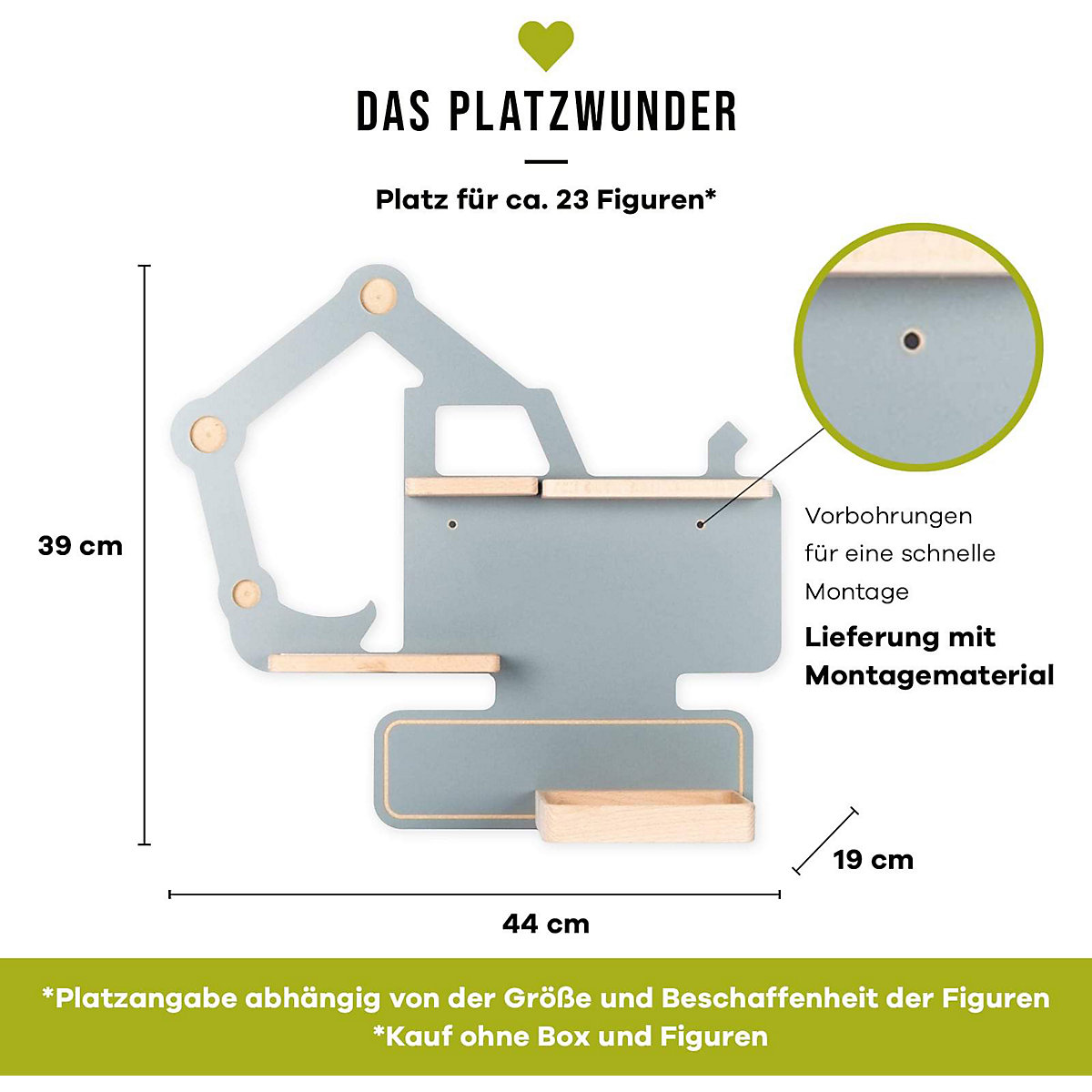 Bagger small, grau