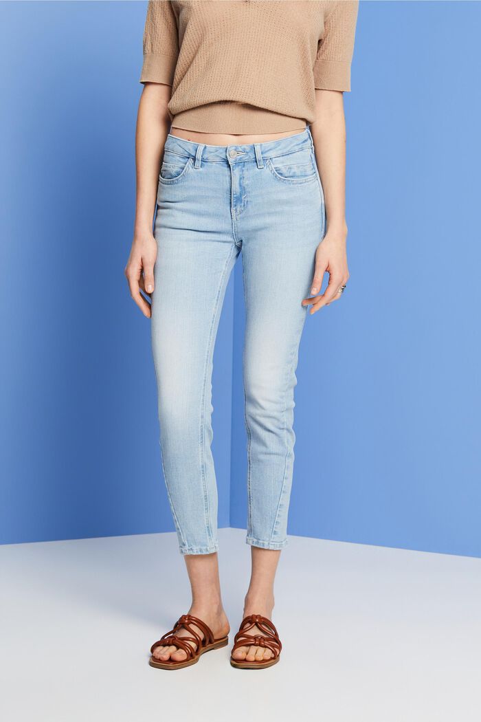 Slim-Fit-Jeans mit mittlerer Bundhöhe