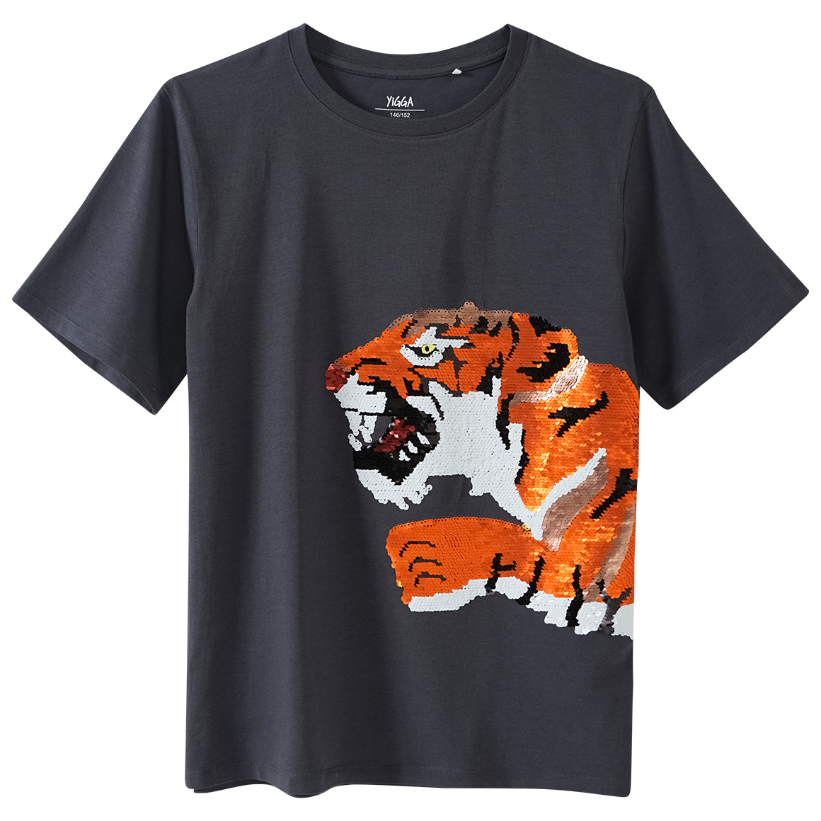 Jungen T-Shirt mit Wendepailletten