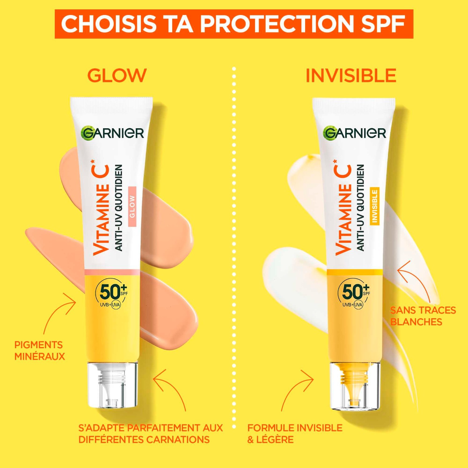 „Garnier“ vitamino C apsauginis fluidas nuo UV spindulių SPF50+