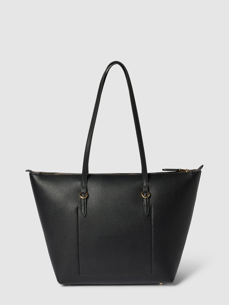 Tote Bag mit Applikation Modell 'KEATON' in black