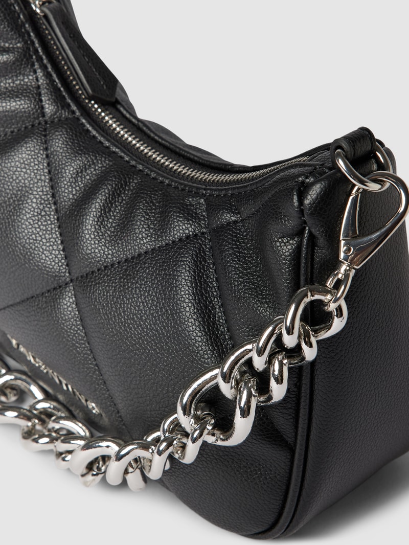 Shoulder Bag in Leder-Optik Modell 'COLD' in schwarz