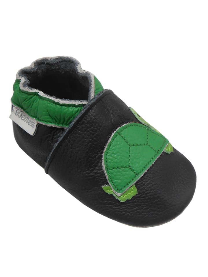 Yalion Leder-Krabbelschuhe 