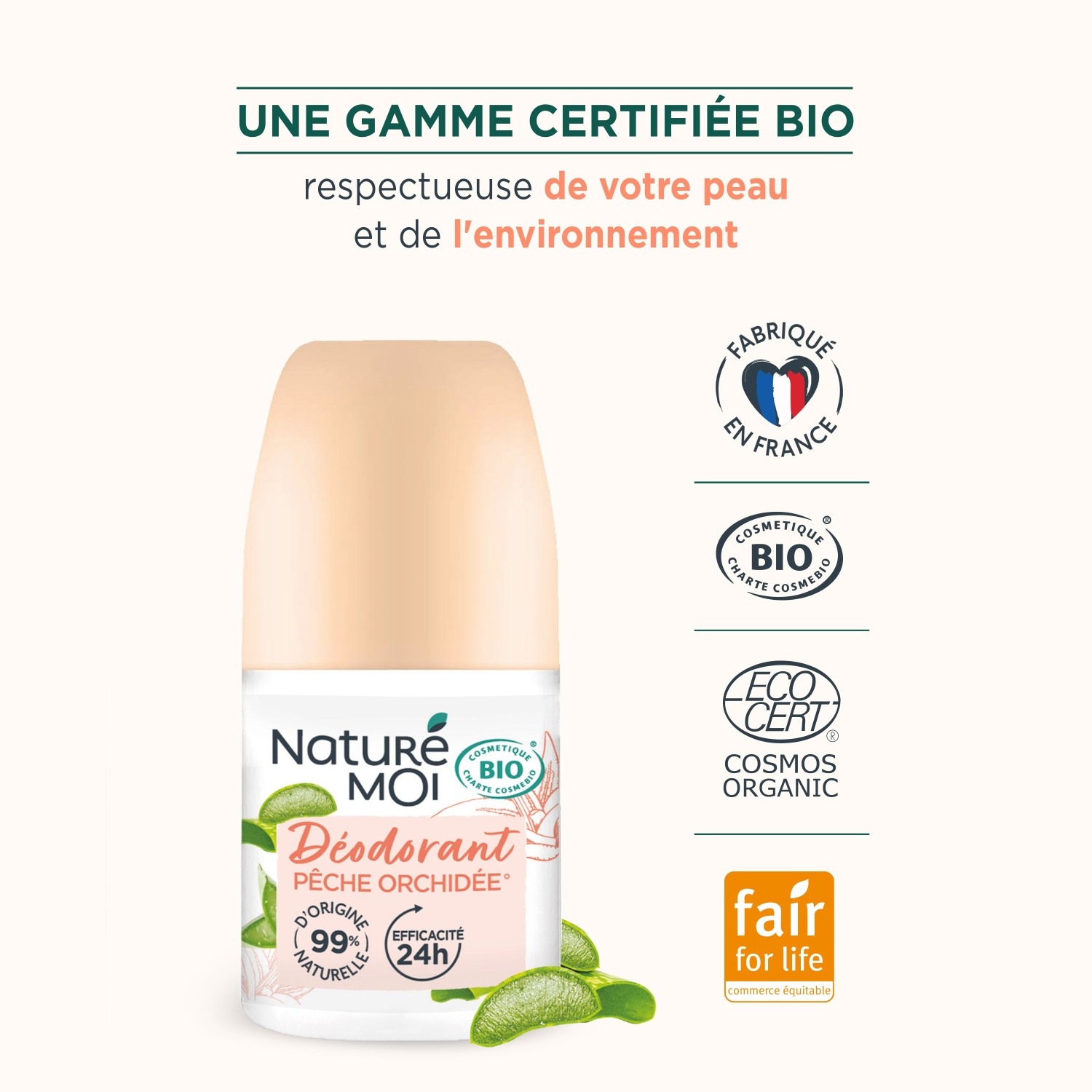 Naturé Moi Peach Orchid Deodorant