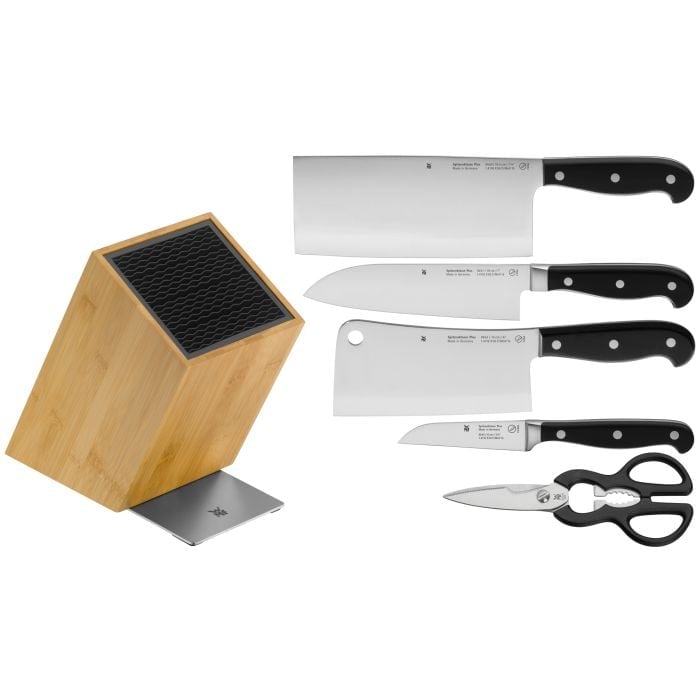 Spitzenklasse Plus Messer-Vorteils-Set* mit FlexTec Messerblock fÜr die asiatische KÜche, 6-teilig