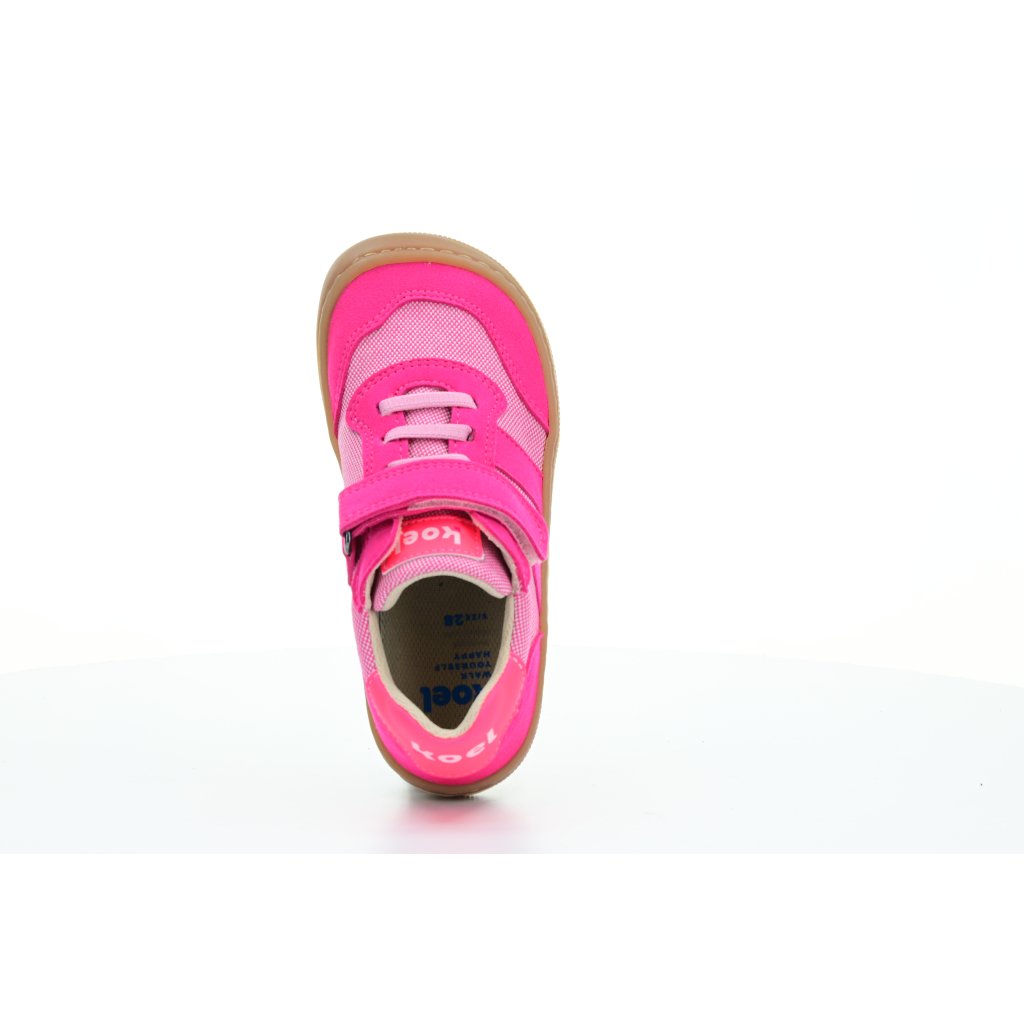 Koel4kids Dylan Fuchsia Textile Canvas Barfußsneakers 07M027.50D