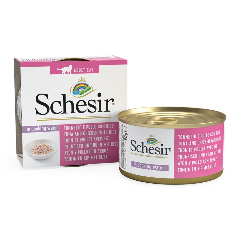 Sparpaket Schesir Natural mit Reis 24 x 85 g