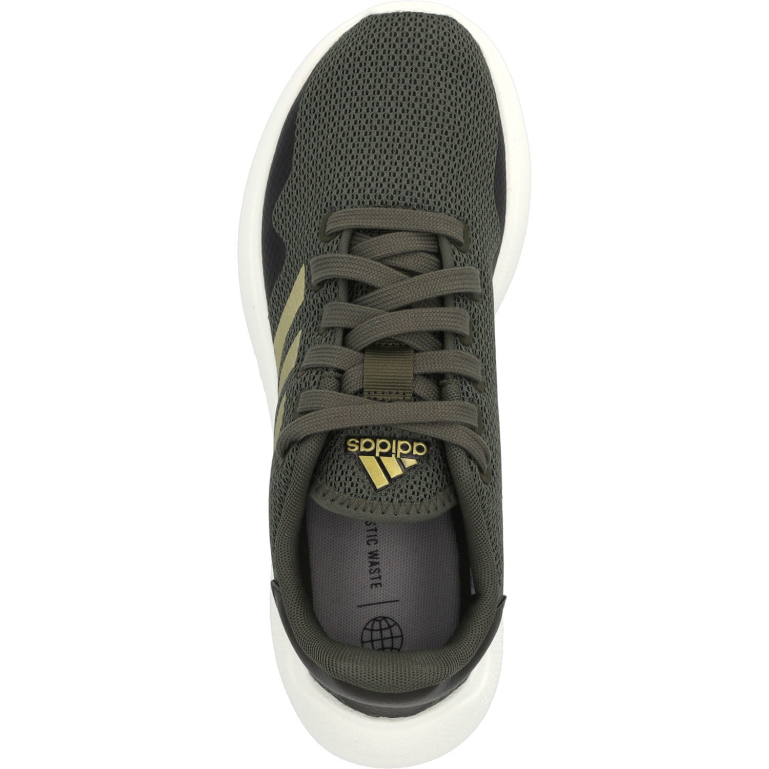 Adidas Puremotion 2.0 W, Sneakers Low, Damen, Grün (Olive/Gold/Weiß