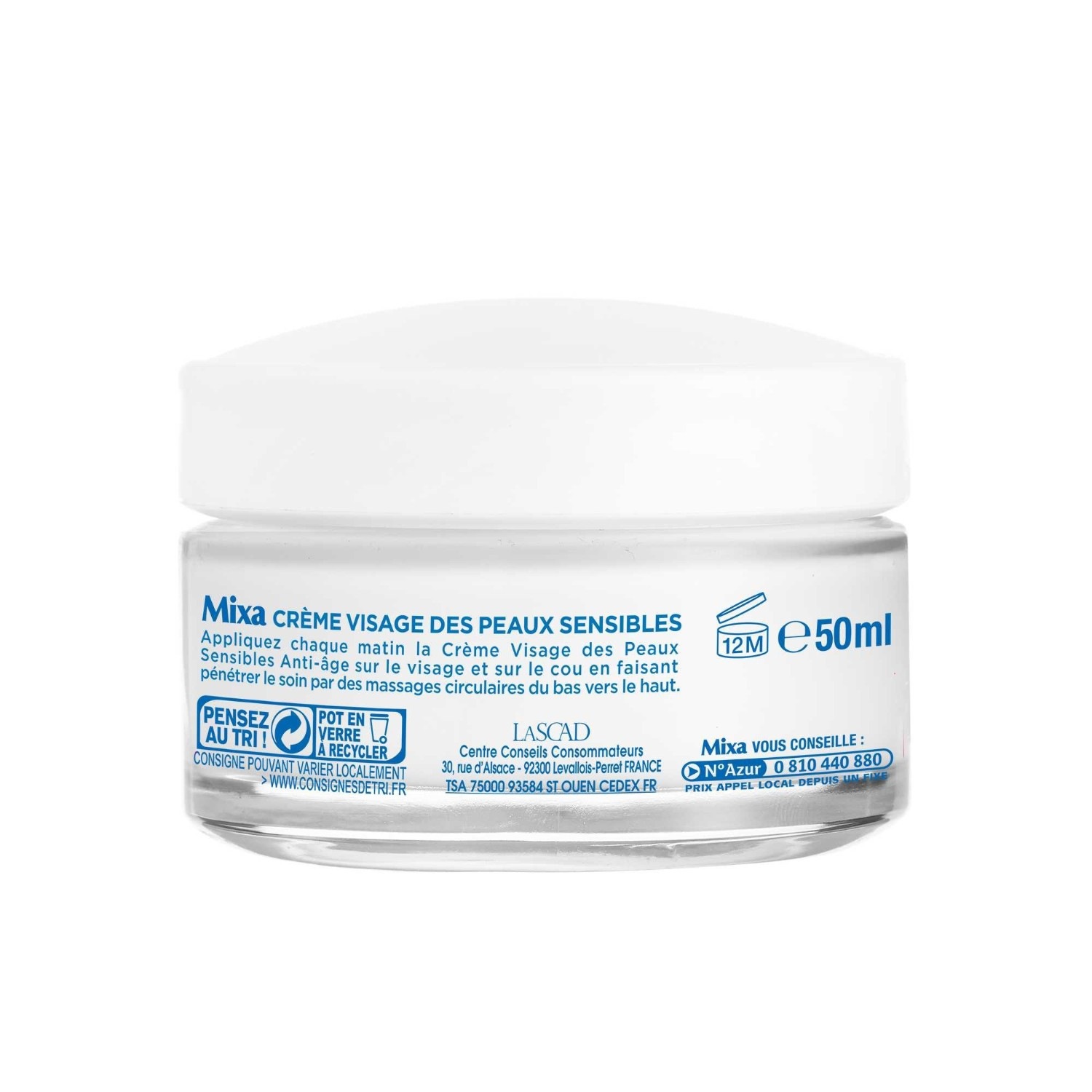 Crema viso antietà biologica Mixa