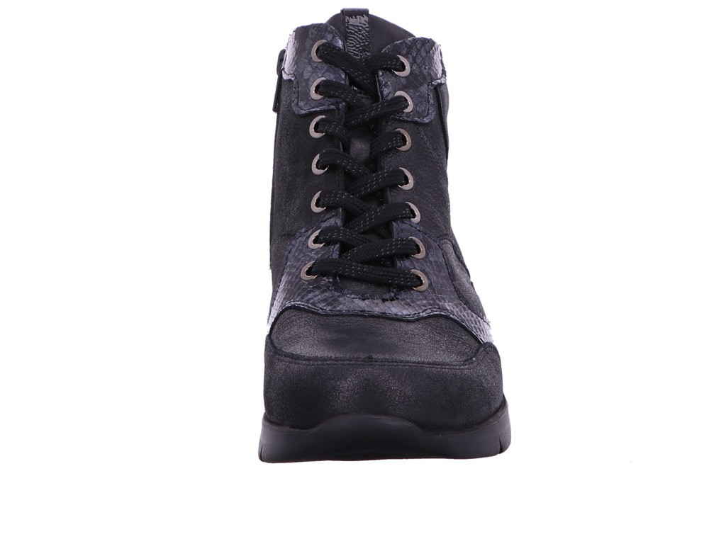 WALDLÄUFER Schnür-Stiefeletten schwarz 2XBRONX NAJA TAIPEI BRONX