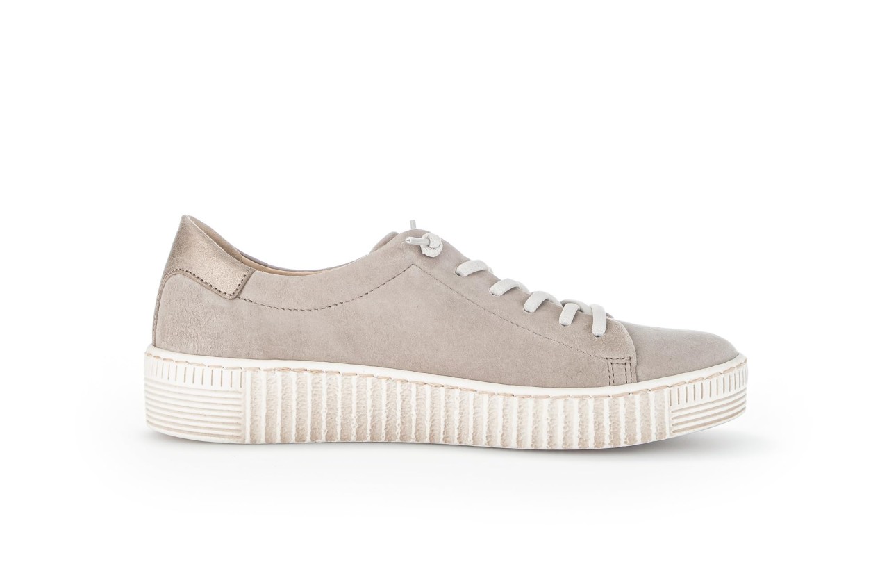 GABOR Freizeit Schnürer beige Gabor Fashion Sneaker low 43.331.12 beig