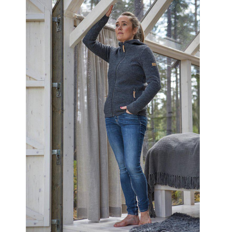 Ivanhoe Morel Hood blaue Damen Jacke