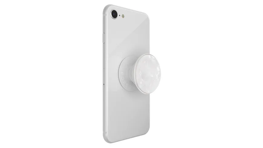 PopSockets PopGrip Acetate Pearl White