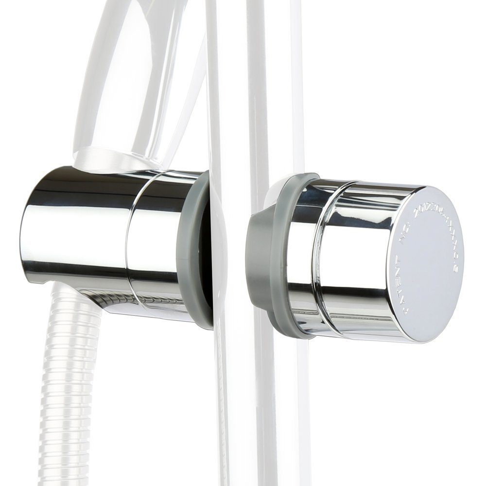 H&S Brausehalter Verstellbare Handbrause Halterung für alle Duschköpfe, Universal Duschkopfhalterung für verstellbare Handbrause