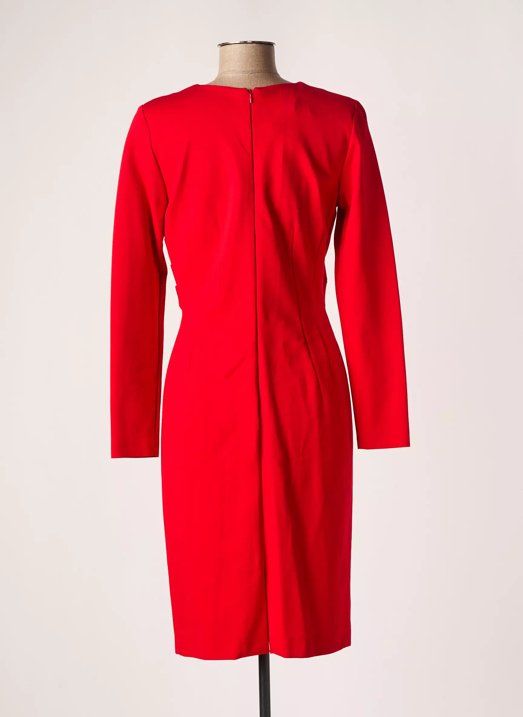 Arggido Robes Mi Longues Femme couleur rouge