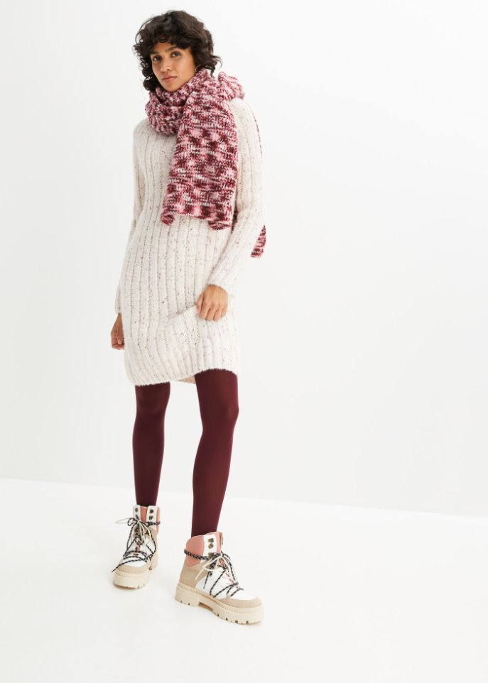 Strickkleid mit Wollanteil