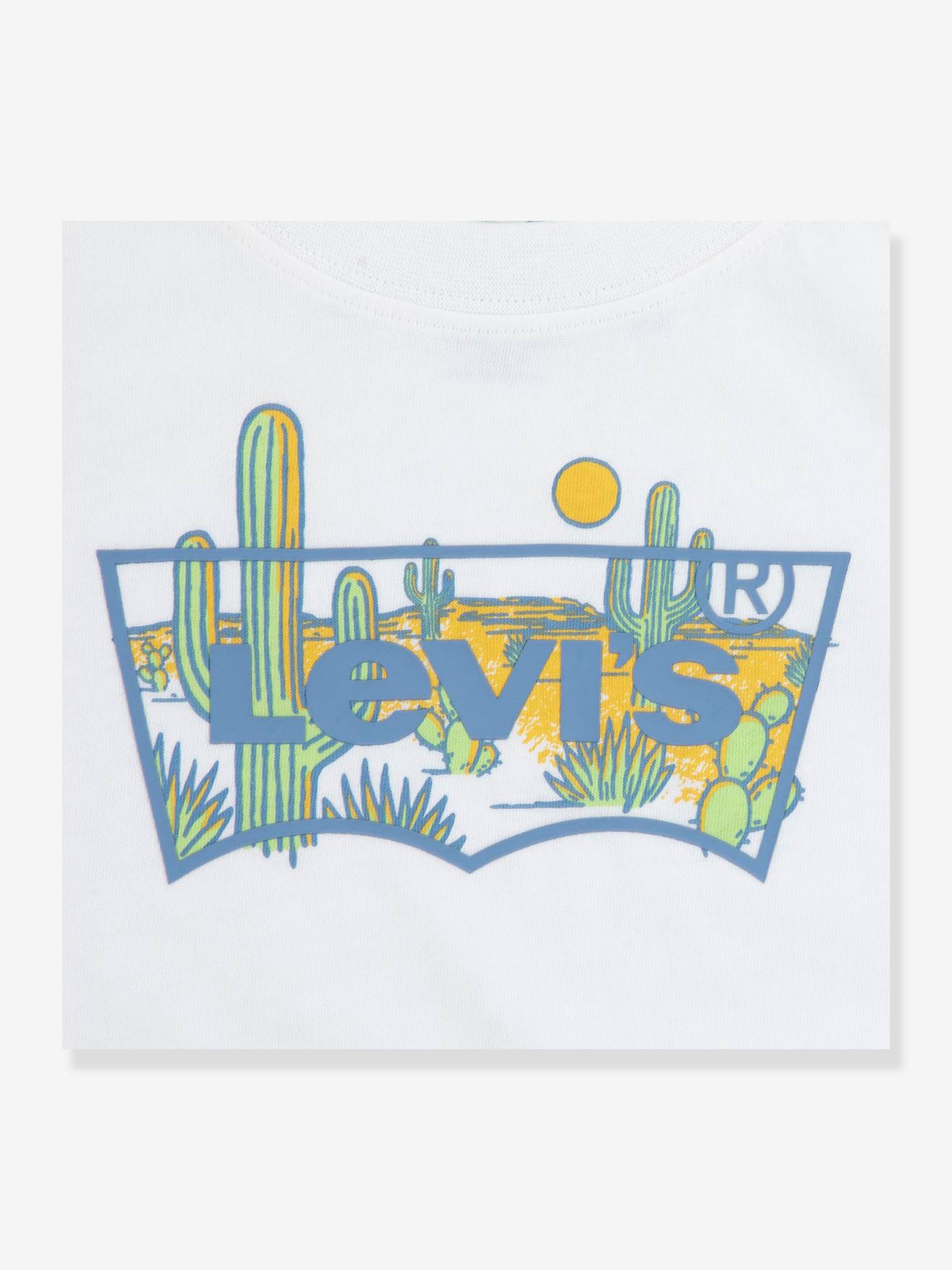 Levis Jungen T-Shirt mit Print Levi's, Bio-Baumwolle - graublau