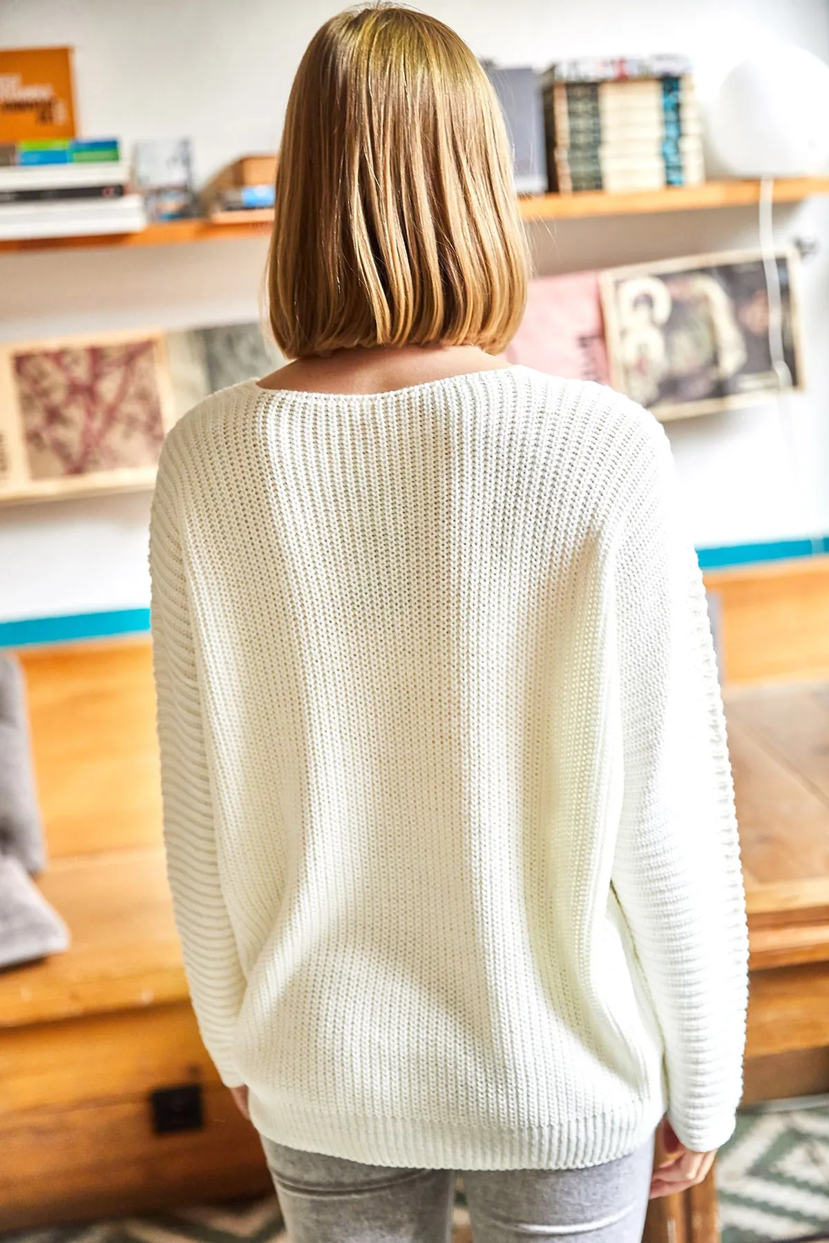 Olalook  Pullover - Ecru - Regular Fit
