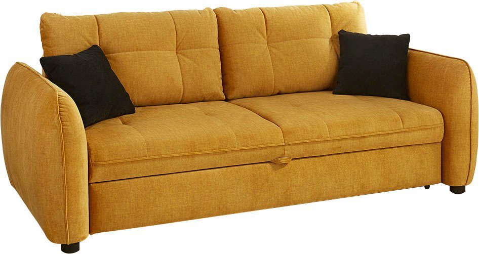 Jockenhöfer Gruppe Schlafsofa Sascha, mit Relax- und Bettfunktion, Wellenfedern, Liegefläche 180x200 cm