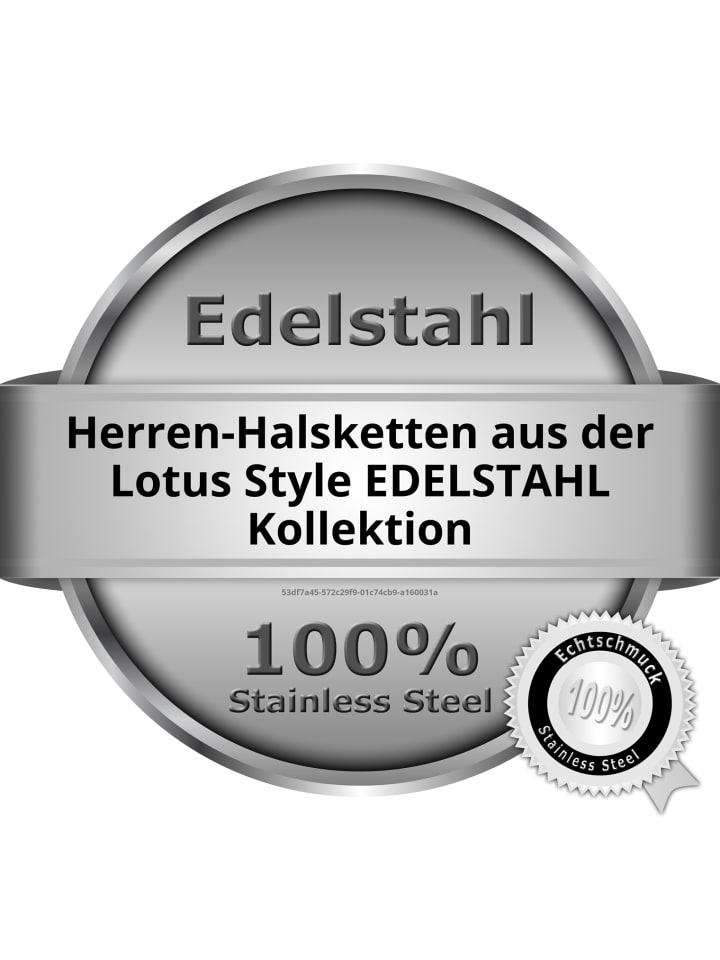 LOTUS style Halskette Edelstahl (Stainless Steel) ca. 50cm günstig kaufen onesize