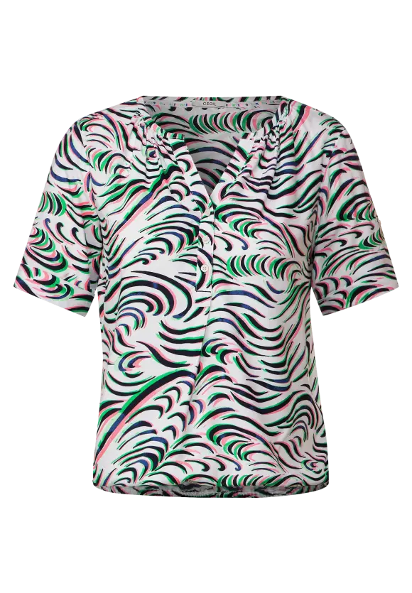 CECIL Print Viskose Bluse