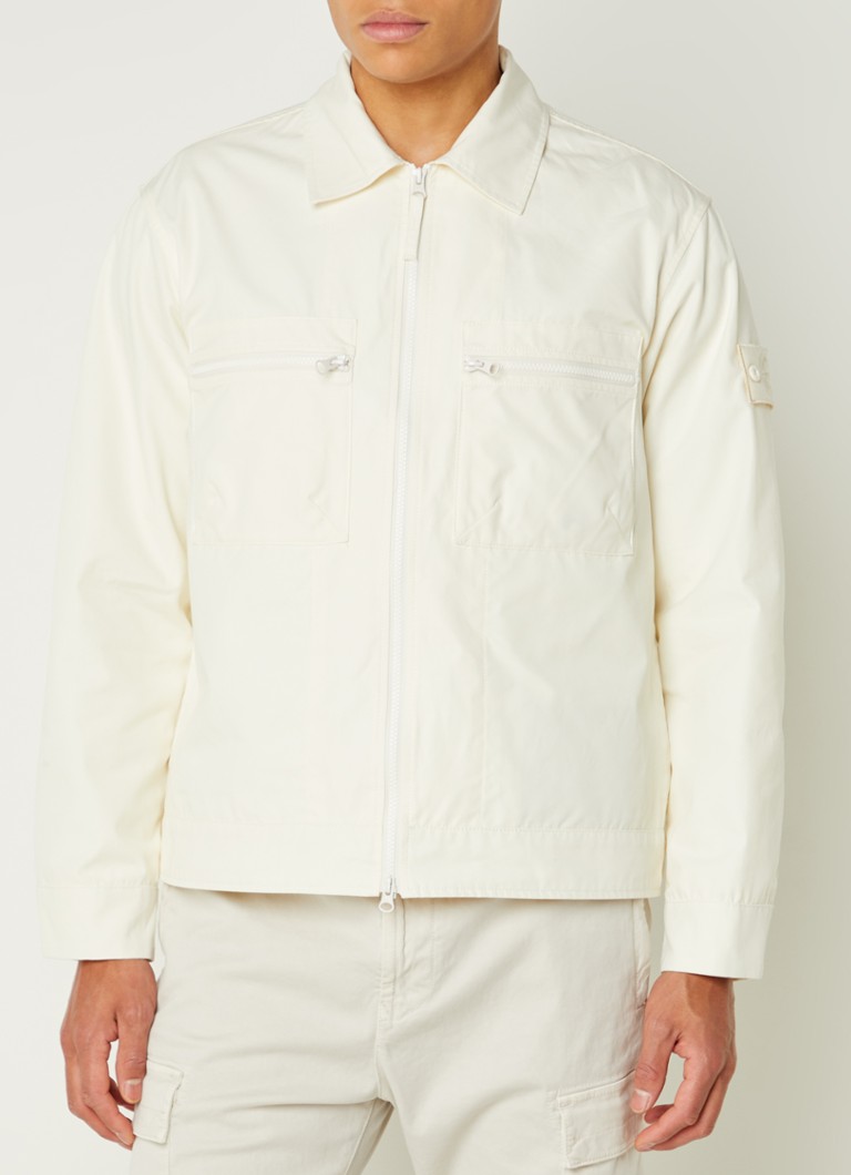 Τζάκετ Stone Island 432F1 με τσέπες στο στήθος και λογότυπο