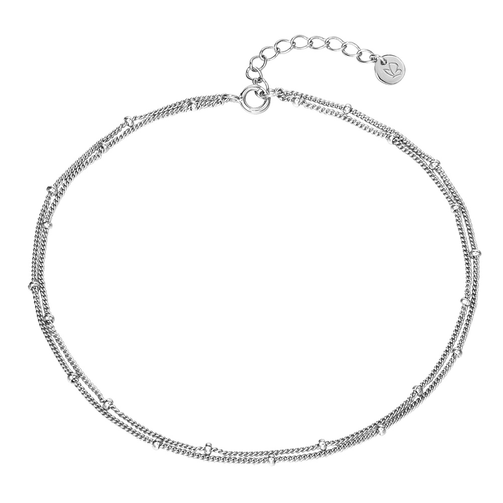 Glanzstücke München Bracelet de cheville en argent Argent sterling en Argent Bijoux