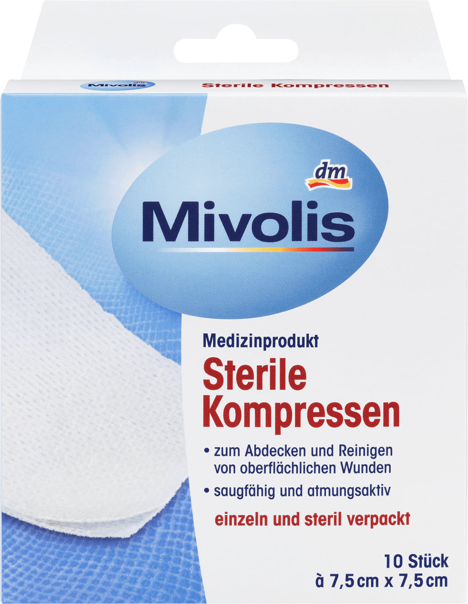 Sterile Kompressen, 10 St