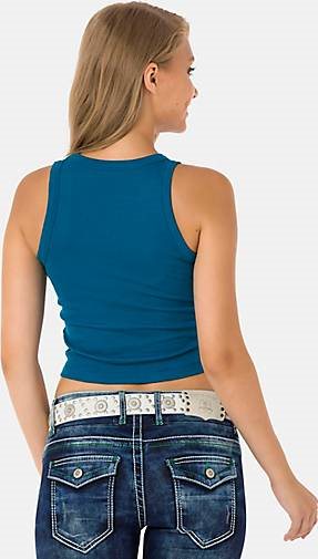 Cipo & Baxx Tanktop in geripptem Design