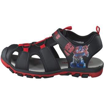Transformers Sandale in schwarz
