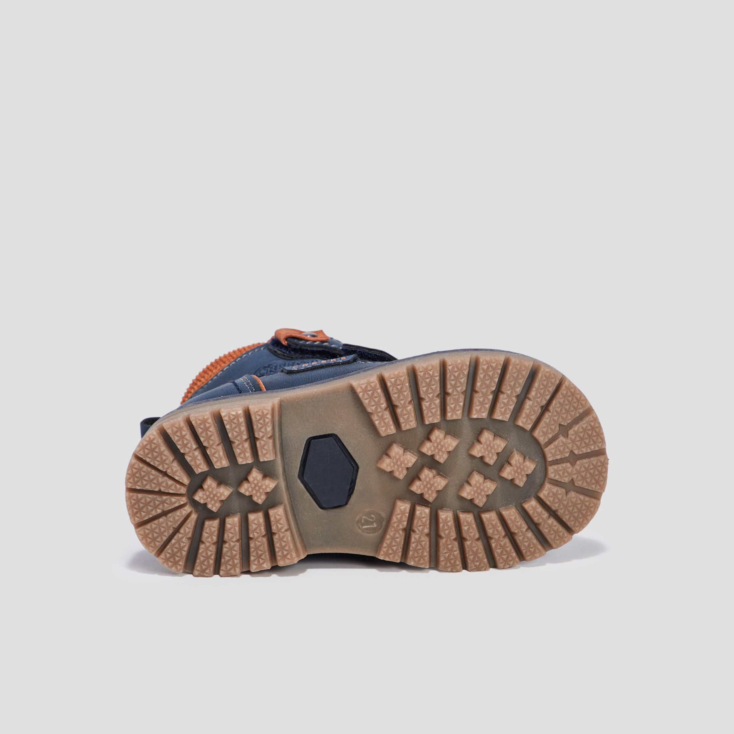 Bottines à scratchs bleu marine bébé garçon | La Halle