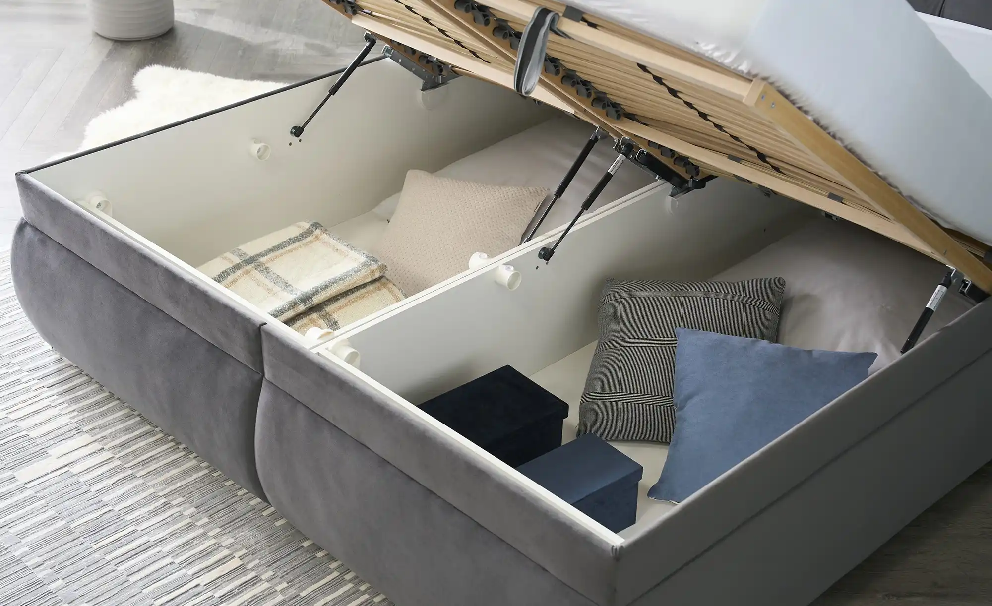 Polsterdoppelbett