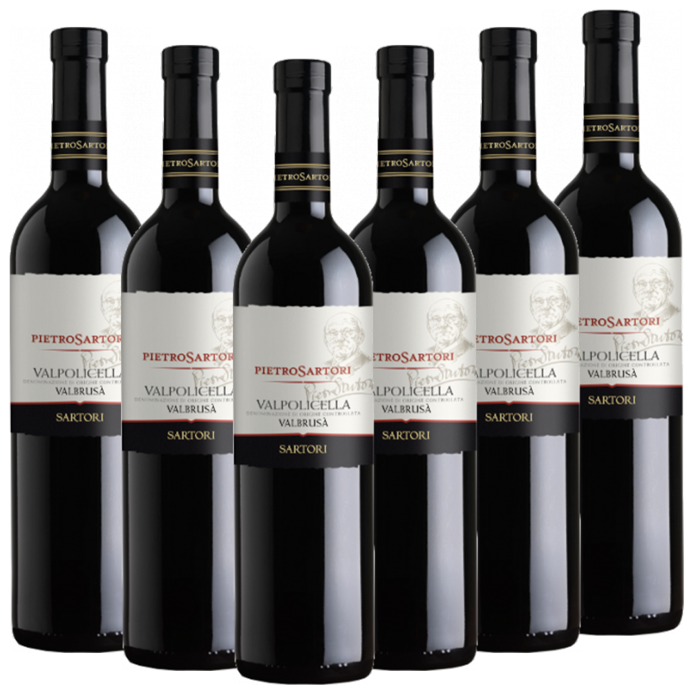 Casa Vinicola Sartori Valpolicella Valbrusa DOC Pietro Sartori Italien  trocken - 6er Karton