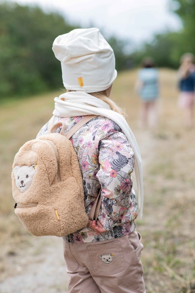 Rucksack mit Quietsche, 24 cm, beige