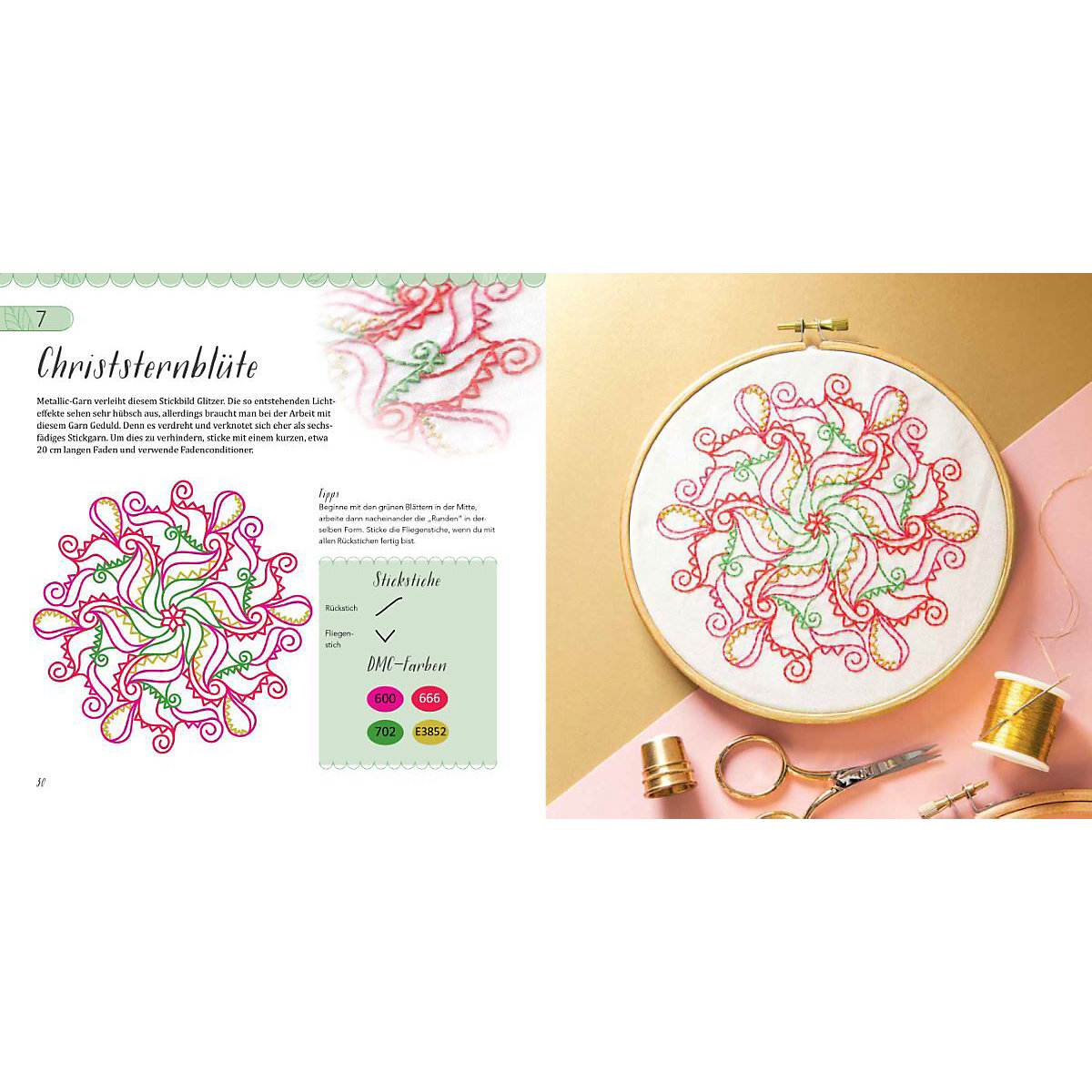 Farbenfrohe Mandalas sticken
