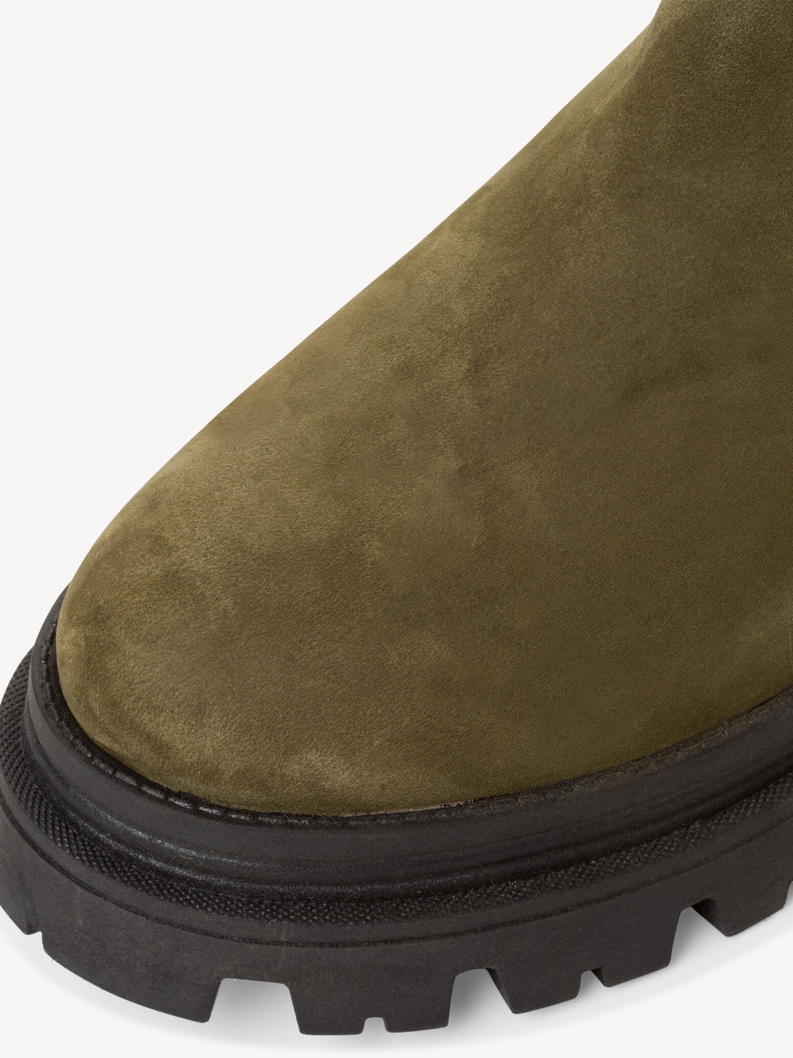 Bottine Chelsea en cuir - vert