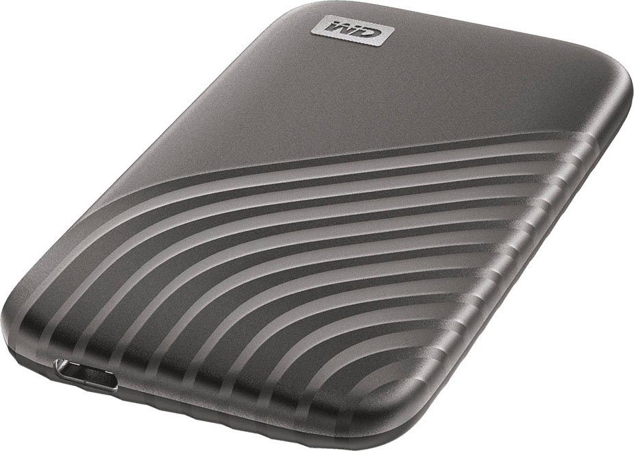 WD My Passport™ SSD externe SSD (4 TB) 1050 MB/S Lesegeschwindigkeit, 1000 MB/S Schreibgeschwindigkeit