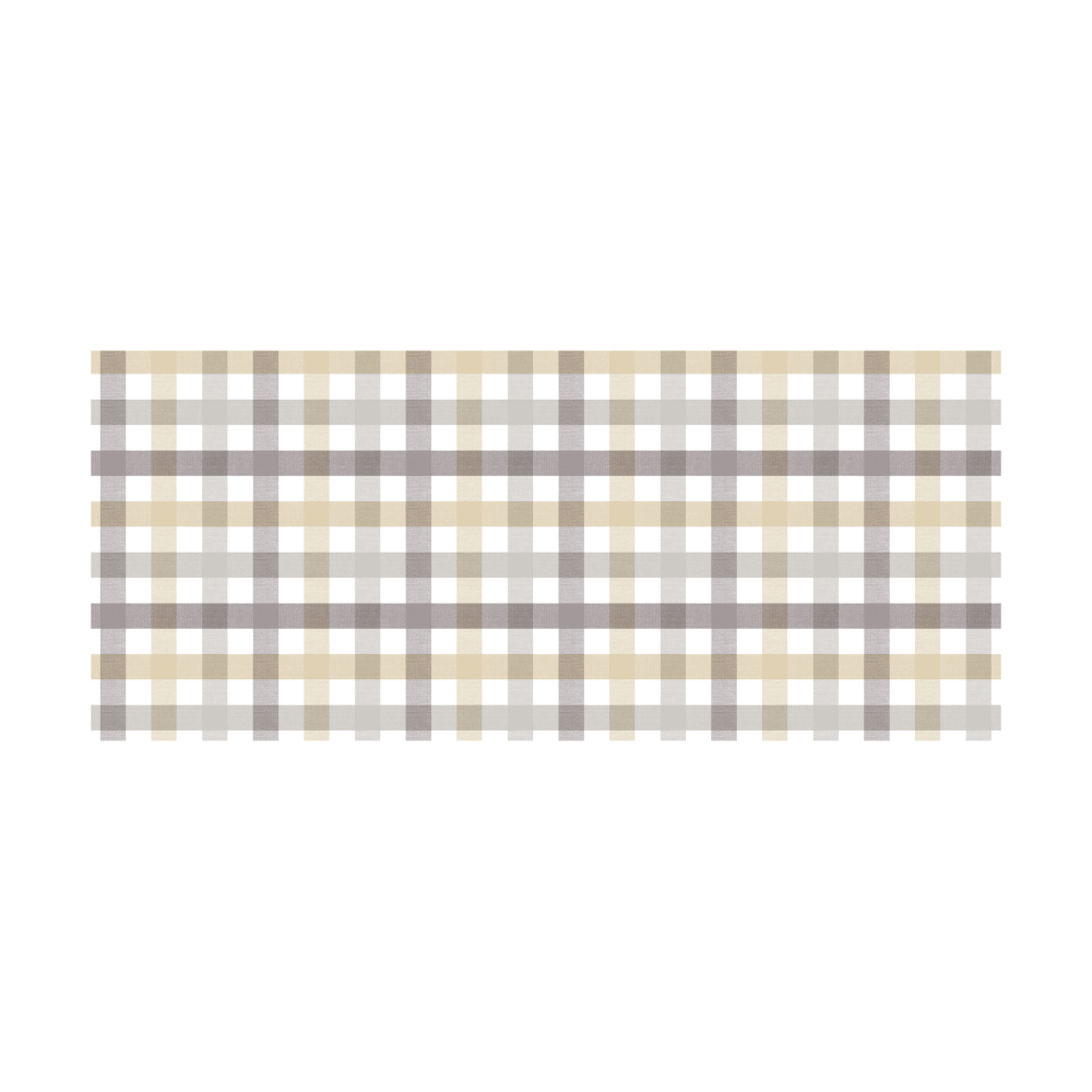 Tischdecke Karo pastell beige