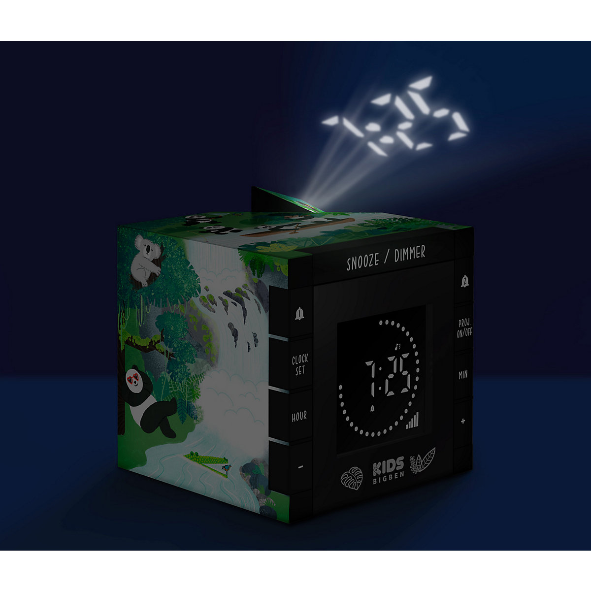 Kids Wecker R70 - Panda mit Projektor