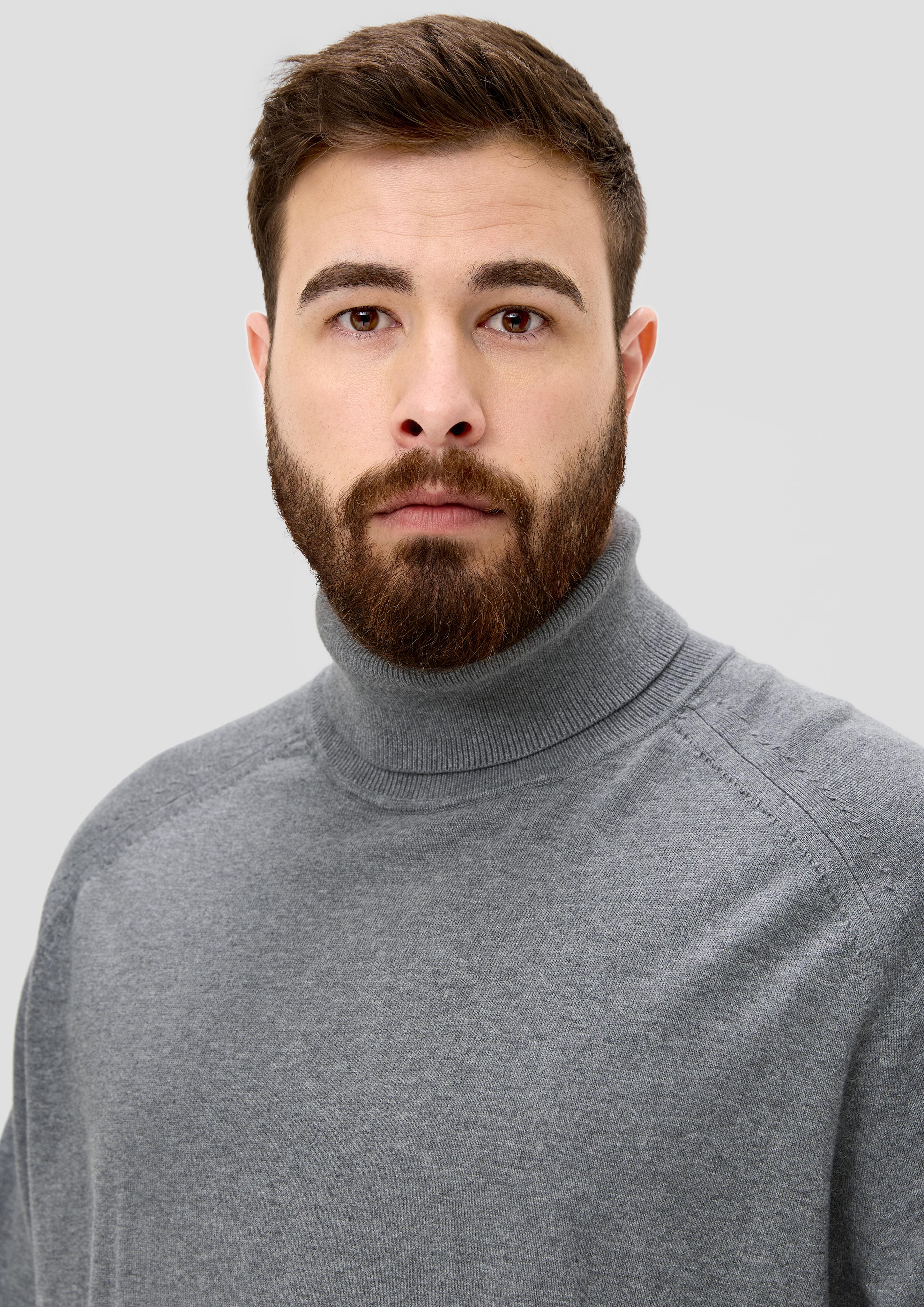 Rollkragenpullover aus Baumwolle  2139579-9730