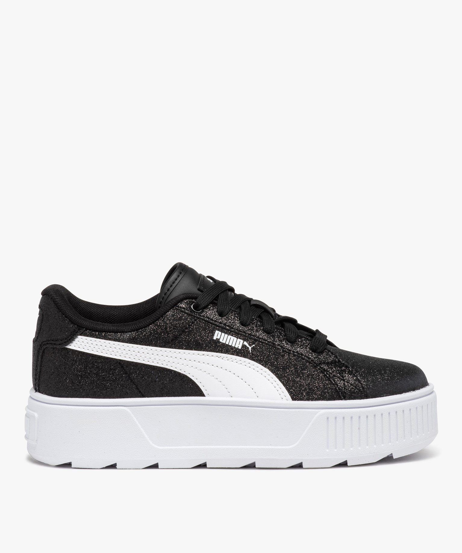 Baskets femme pailletées à semelle plateforme - Puma noir | GEMO