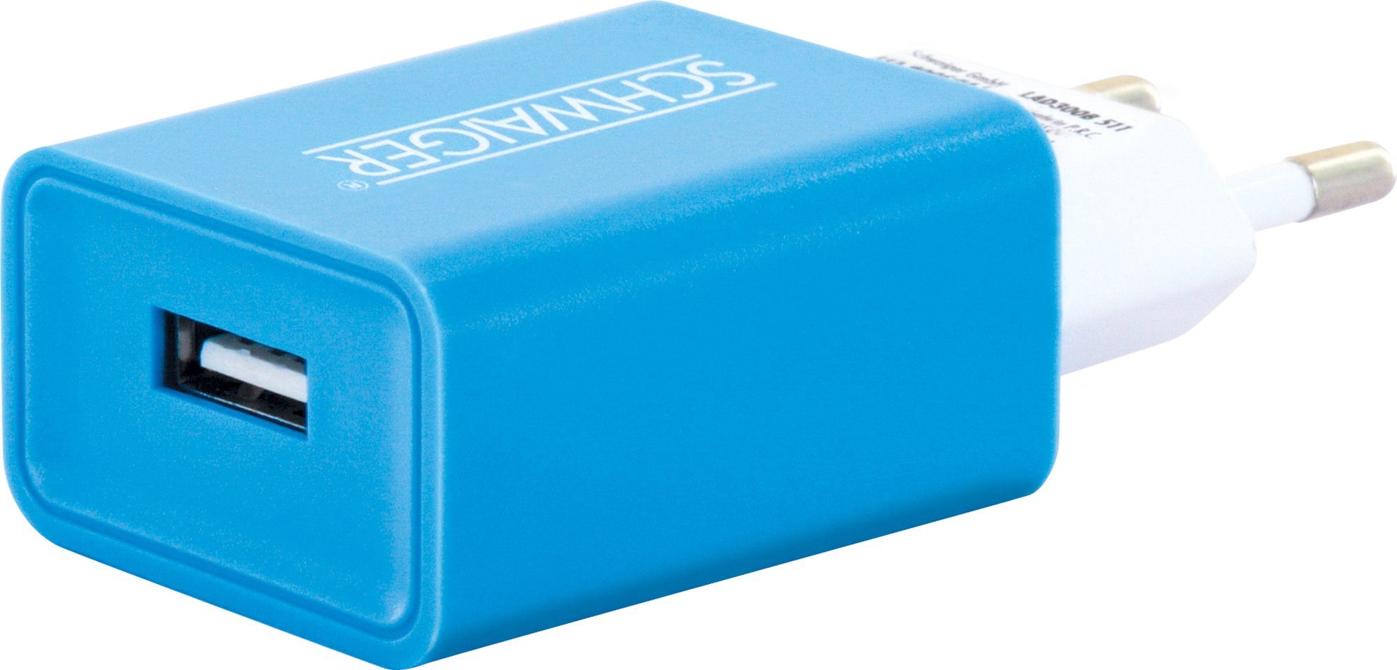 Schwaiger LAD300B 511 KFZ-Adapter Eurostecker zu USB 2.0 A Buchse, integriertes Multi-Schutz Sicherheitssystem