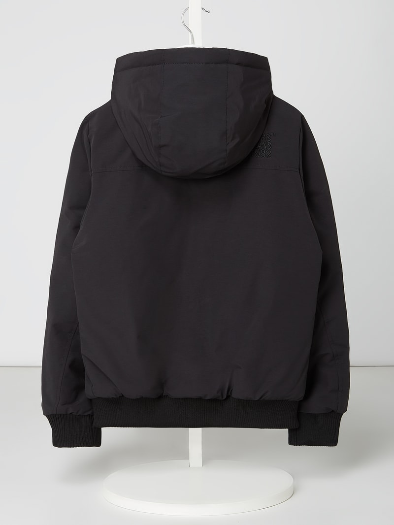 Blouson mit Wattierung in schwarz